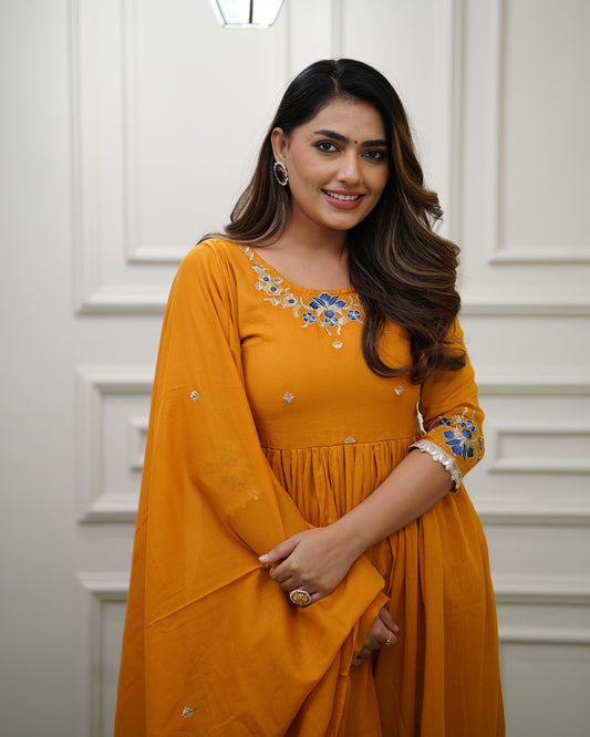 Harshita - A graceful piece celebrating eternal love (ORANGE)