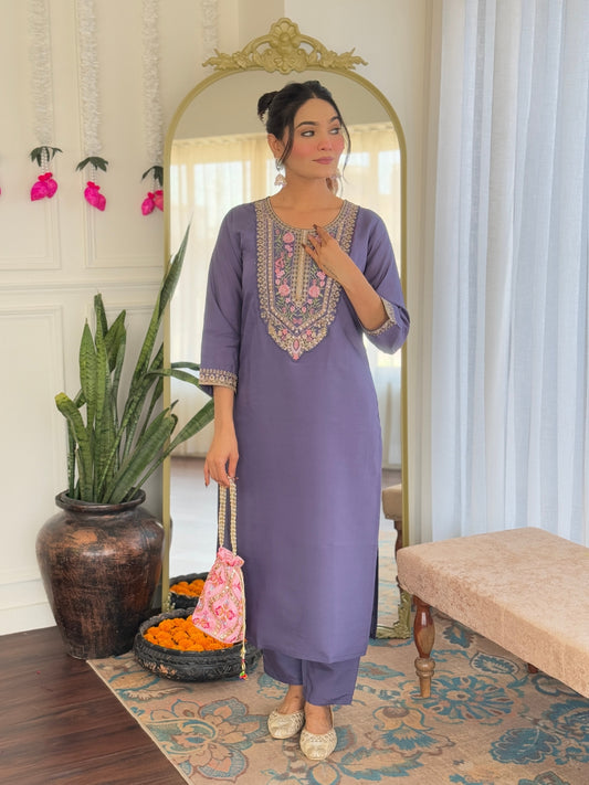 Vedhika - A royal touch with - A modern silhouette