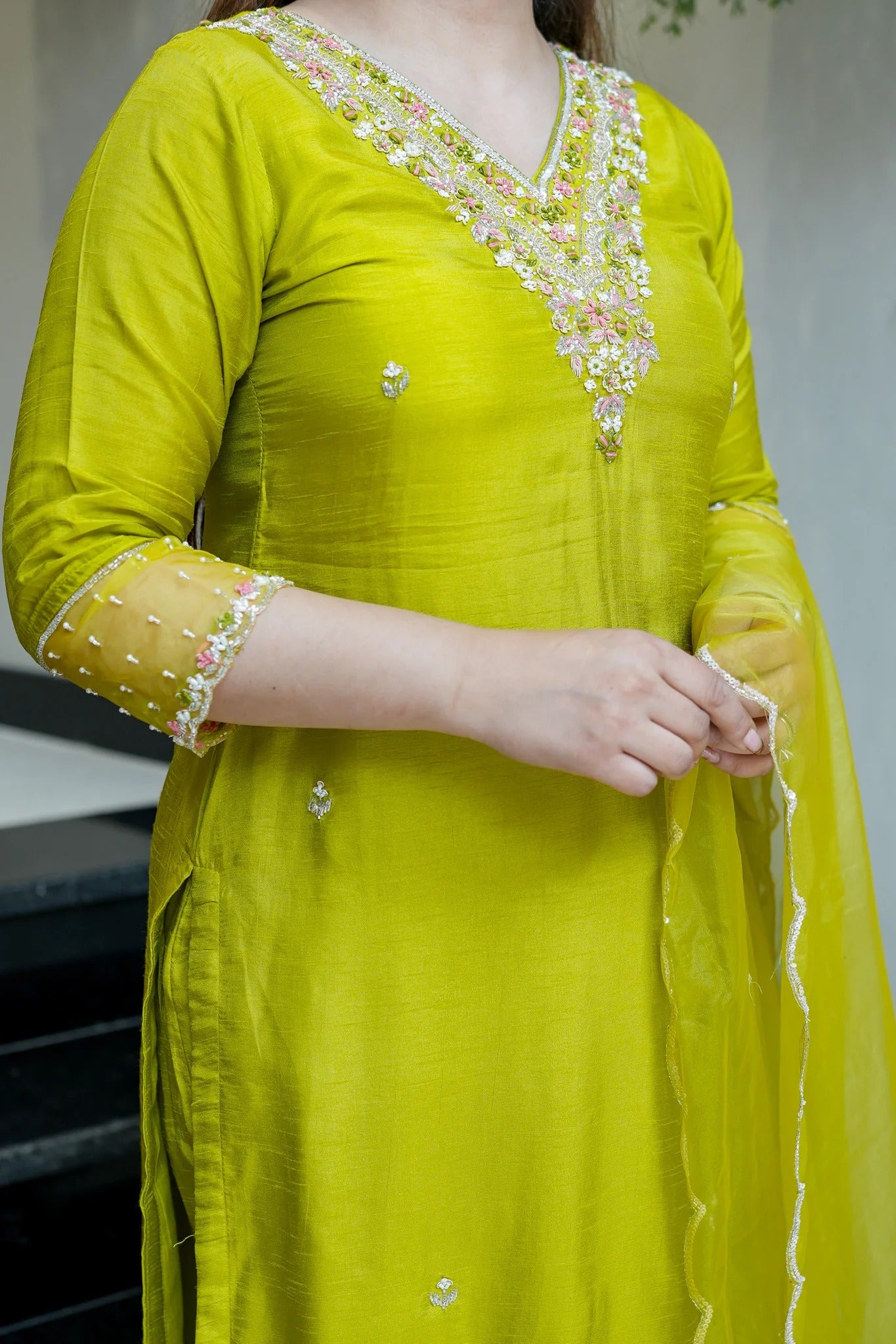 Shrija - A joyful kurti radiating warmth