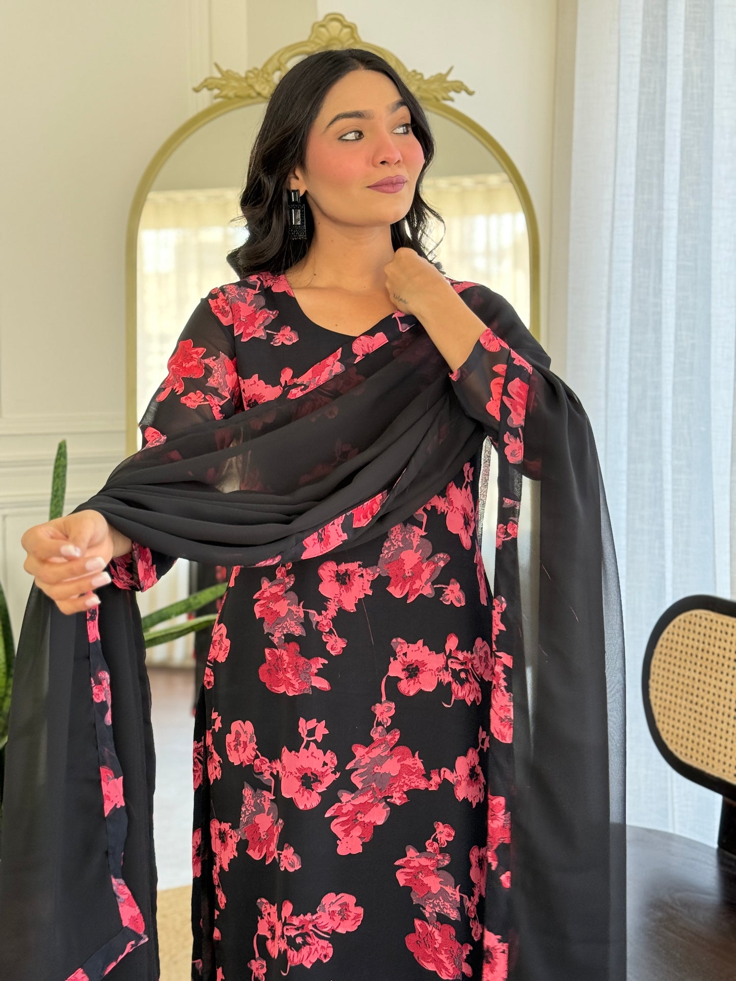Aarohi - A graceful kurti inspired by timeless classical elegance.