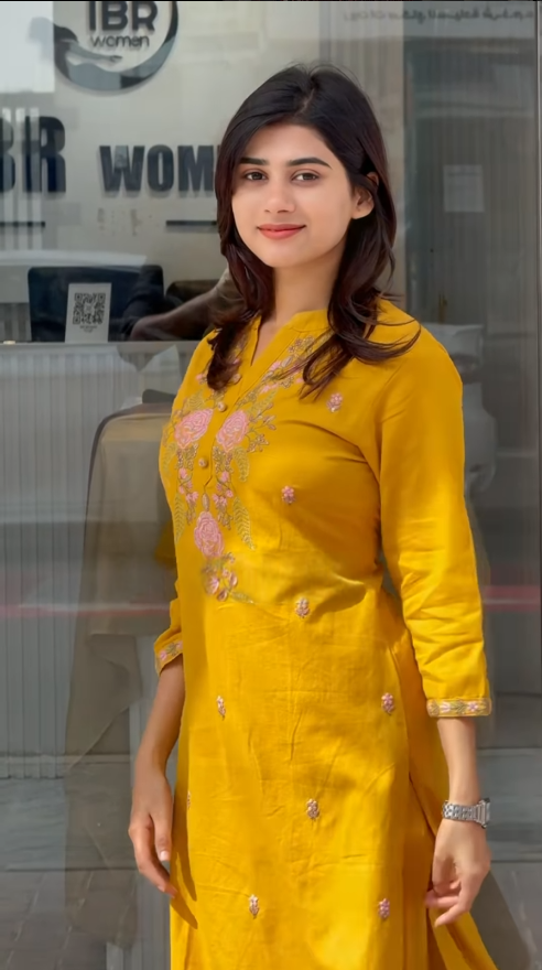 Ojalika - A kurti that embodies womanly strength (Mustard)