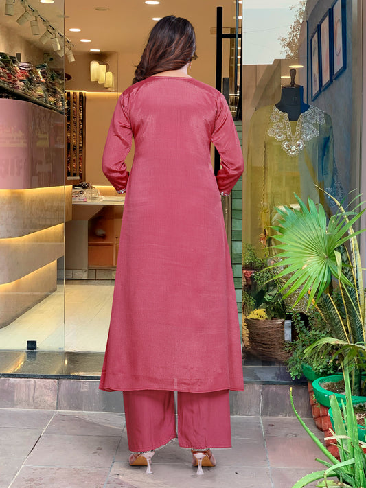 Keya - A light and breezy kurti perfect for summer days (Red)