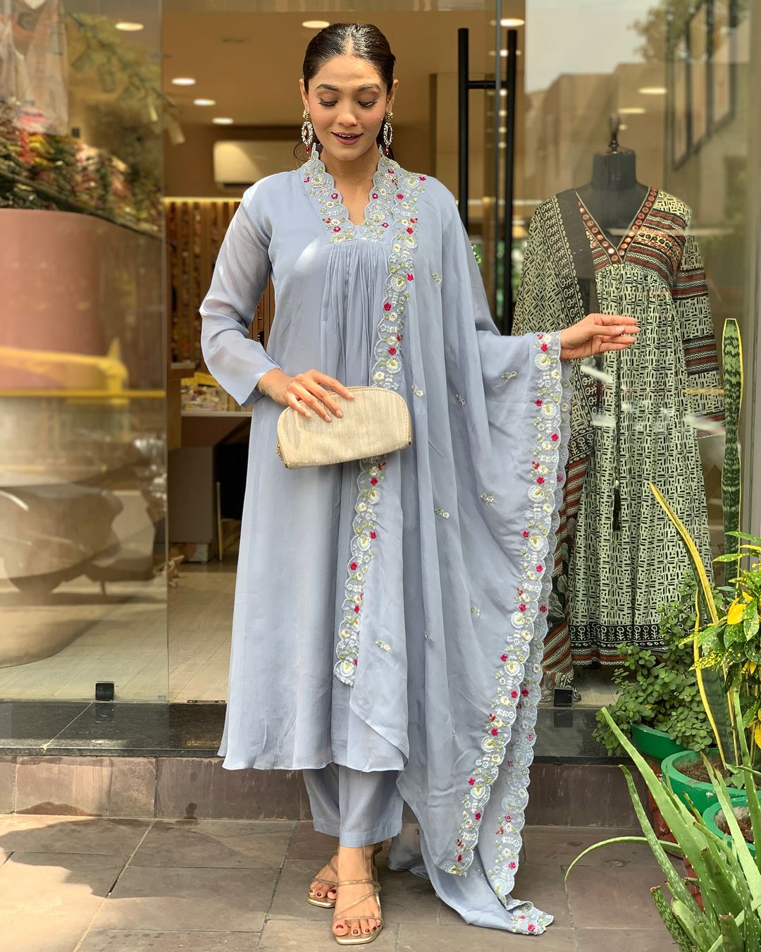 Prisha - A soft and subtle kurti for everyday elegance (Grey)