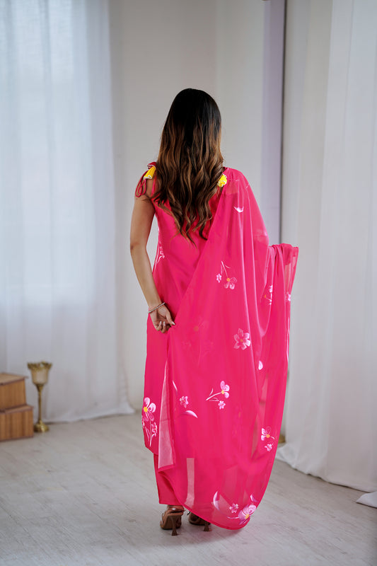 Sharini - A graceful design lit with artistic patterns (PINK)