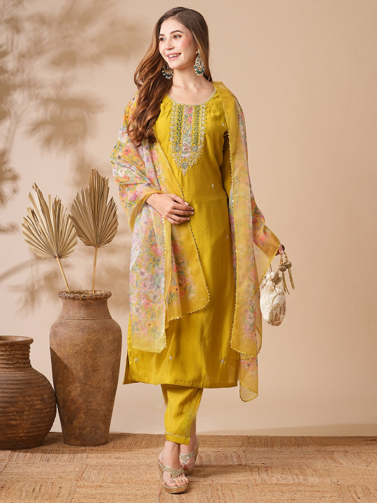 Saanvika - A sacred-inspired kurti radiating beauty