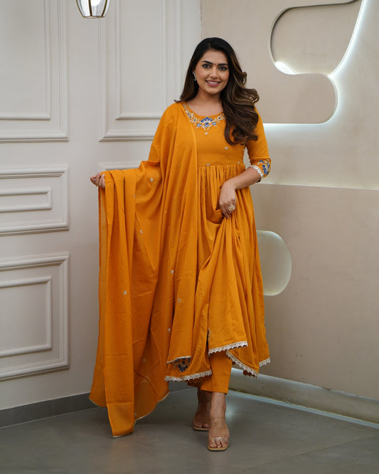 Harshita - A graceful piece celebrating eternal love (ORANGE)