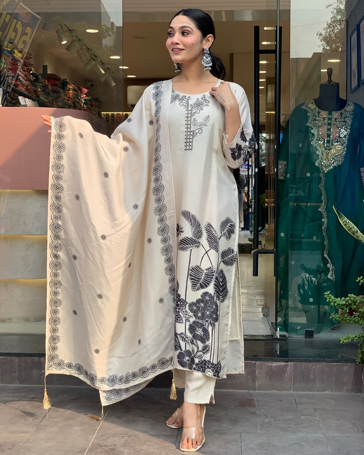 Tanushree - A delicate kurti crafted for festive elegance