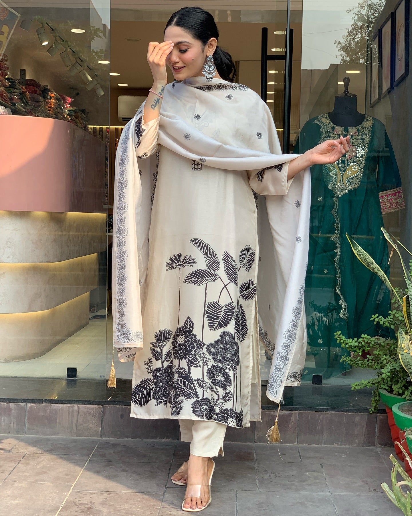 Tanushree - A delicate kurti crafted for festive elegance