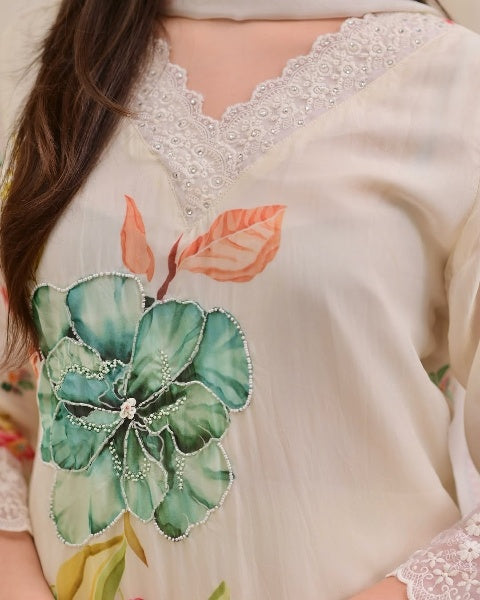 Komalika - A soft pastel kurti glowing with subtle charm