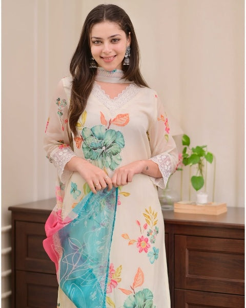 Komalika - A soft pastel kurti glowing with subtle charm