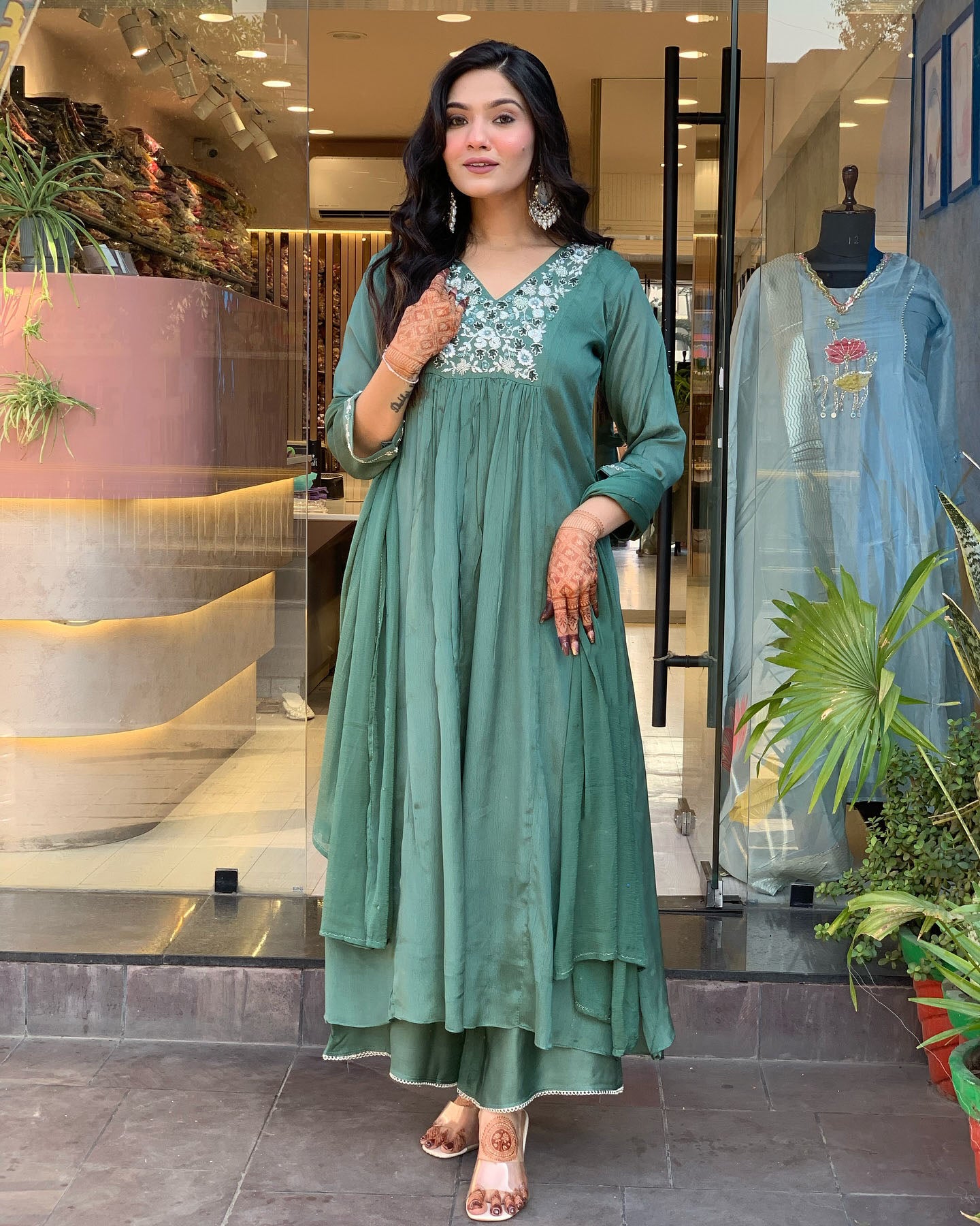 Keya - A light and breezy kurti perfect for summer days (Teal)