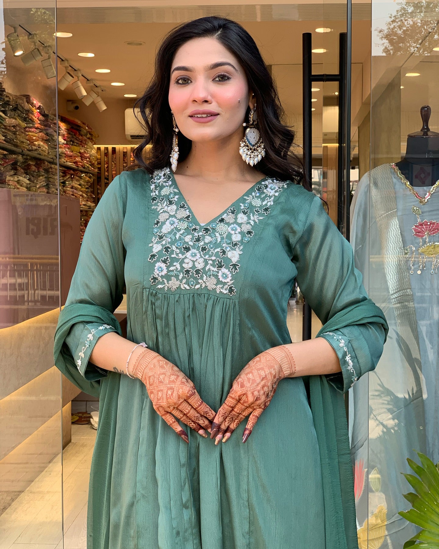 Keya - A light and breezy kurti perfect for summer days (Teal)