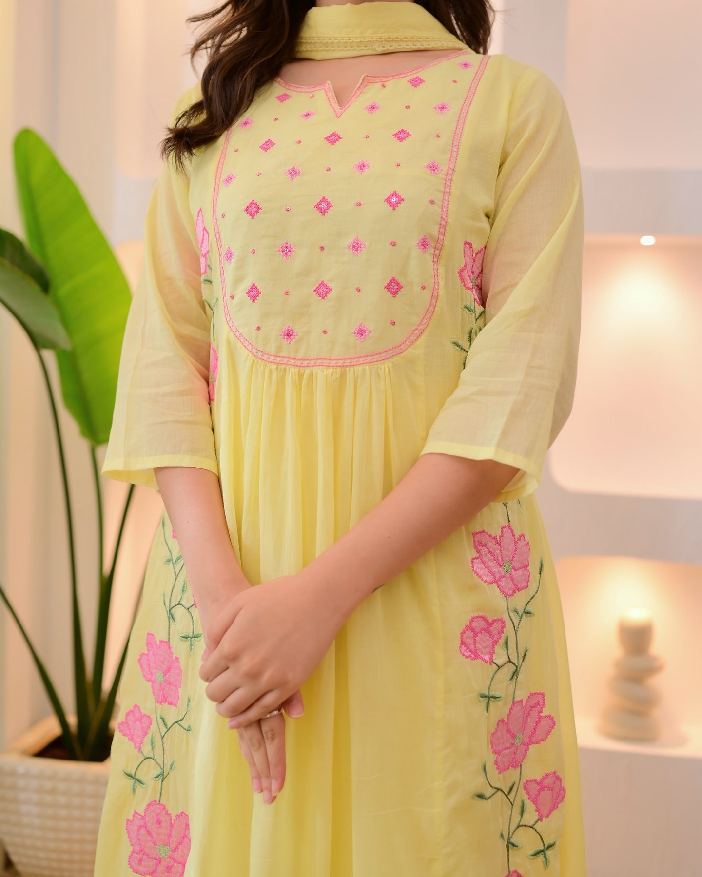 Tarunika - A festive design made to shine bright (Yellow)