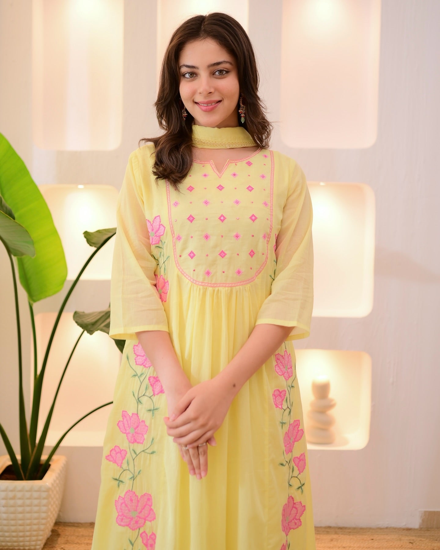 Tarunika - A festive design made to shine bright (Yellow)