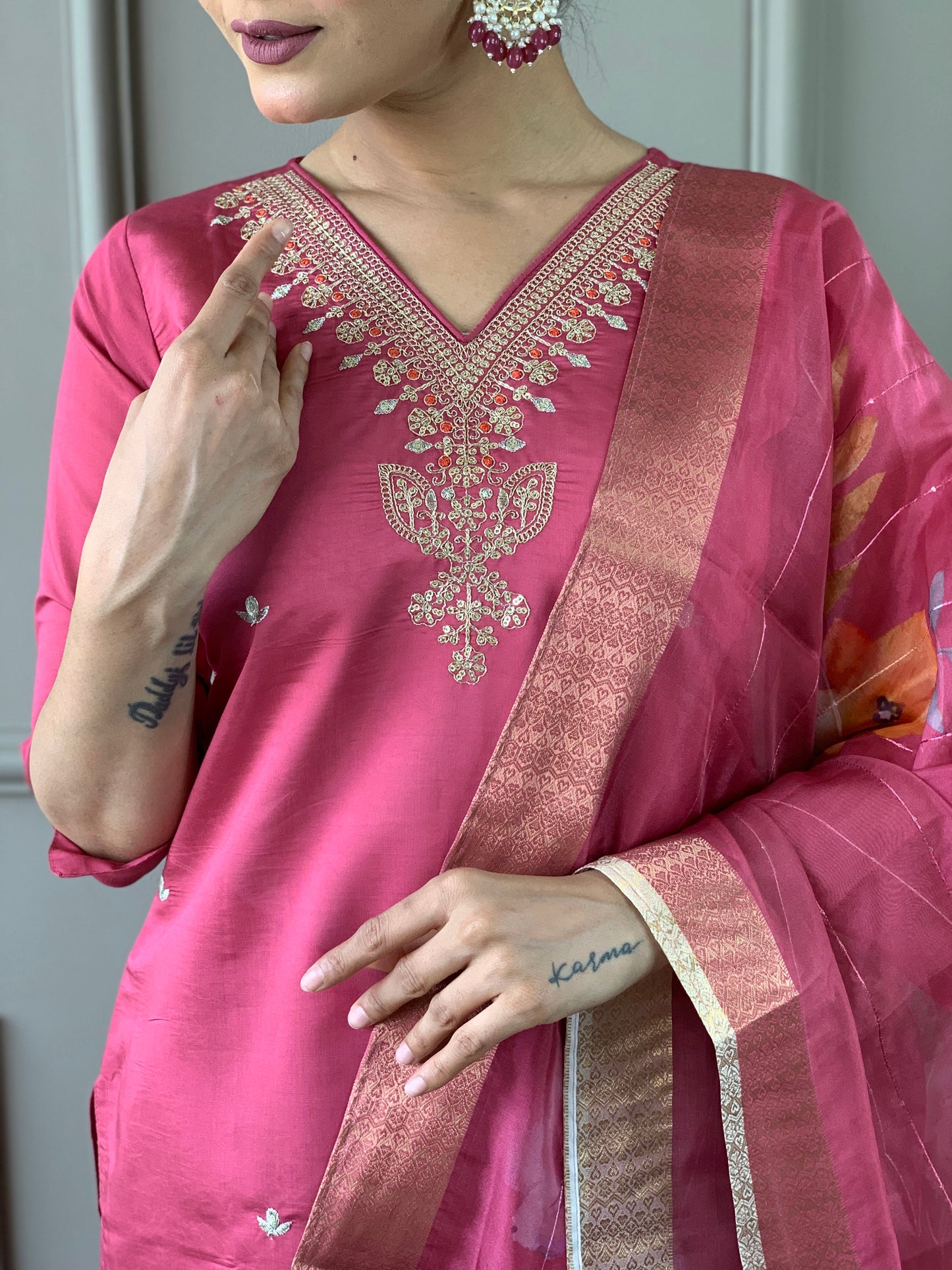 Chahna - A graceful kurti reflecting inner radiance