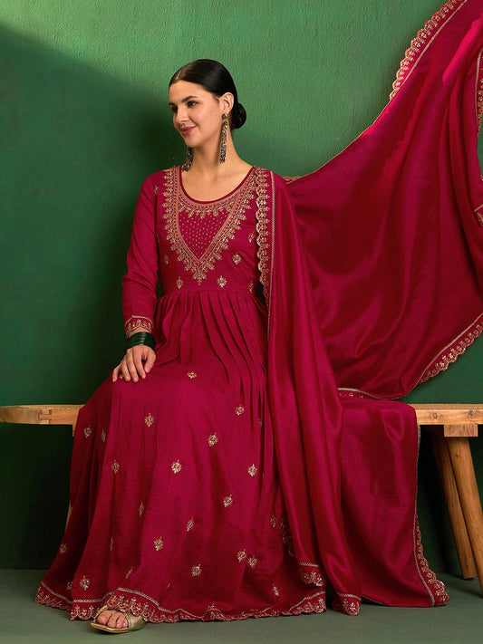 Ritambhara - A glowing design made for everyday wear (RED)