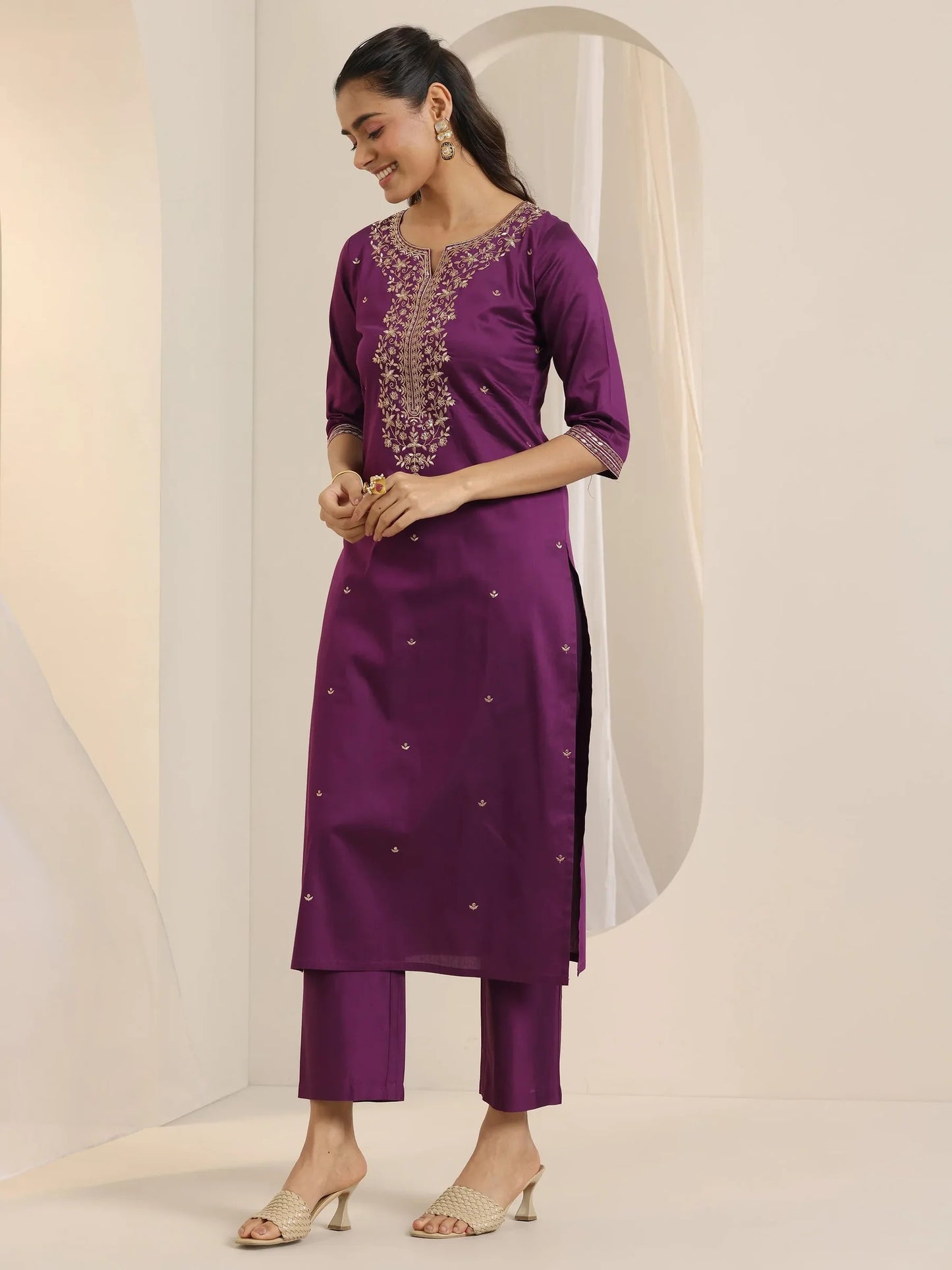 Vishaka - A flowing kurti inspired by rivers and nature