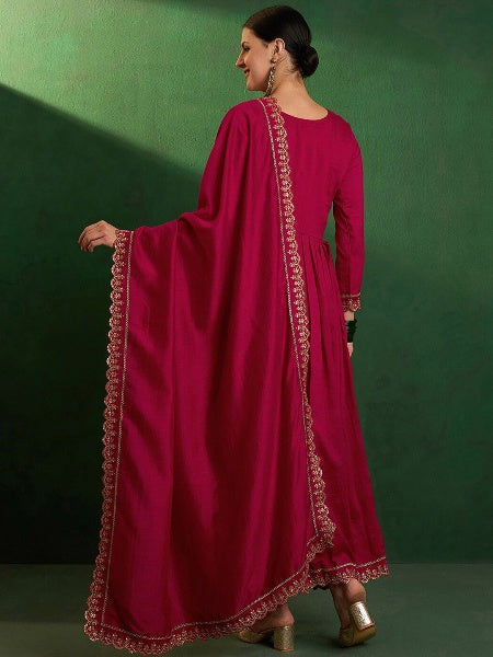 Ritambhara - A glowing design made for everyday wear (RED)