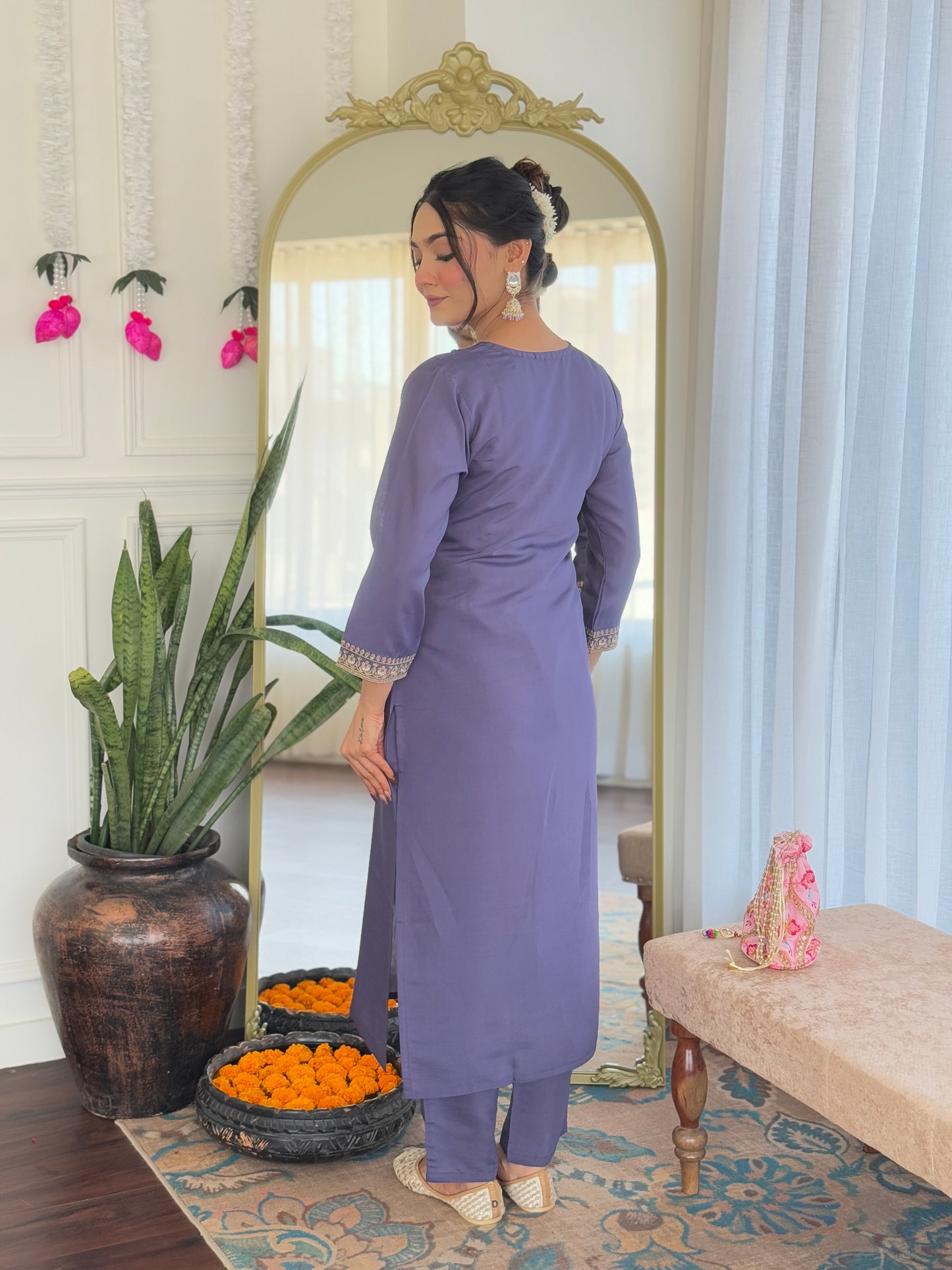 Vedhika - A royal touch with  - A modern silhouette