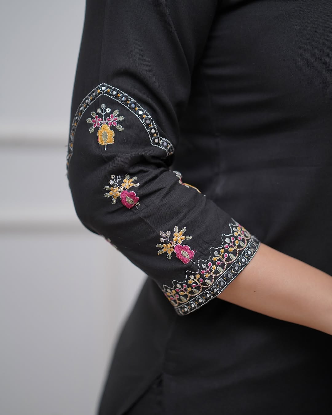 Mridula - A soft velvet-inspired kurti for evening wear