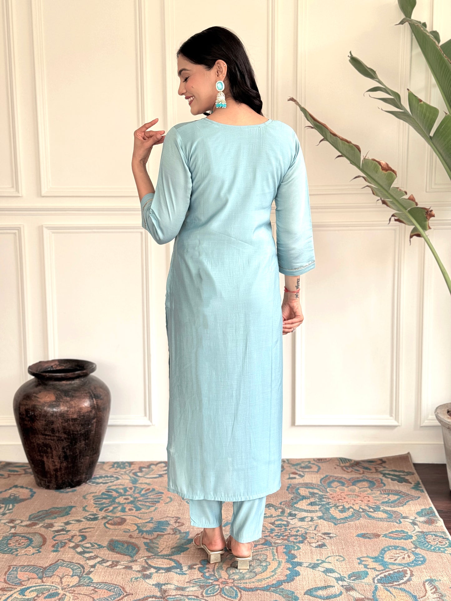 Tripti - A sunrise-inspired kurti glowing with hope