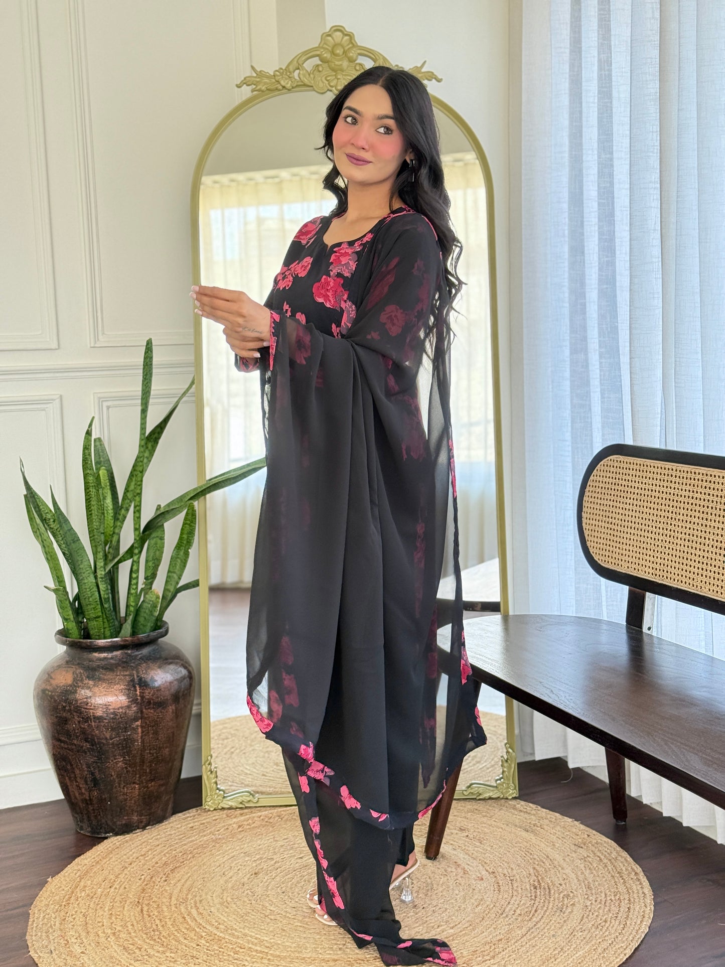 Aarohi - A graceful kurti inspired by timeless classical elegance.