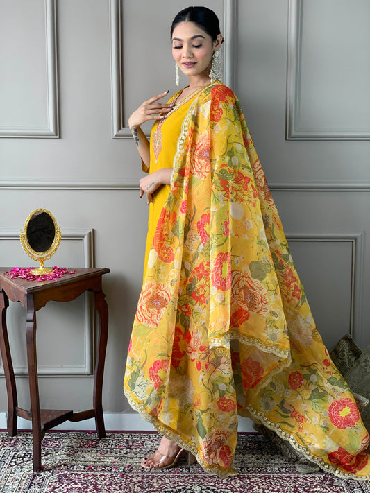Bhavika - A charming kurti that glows with cultural heritage
