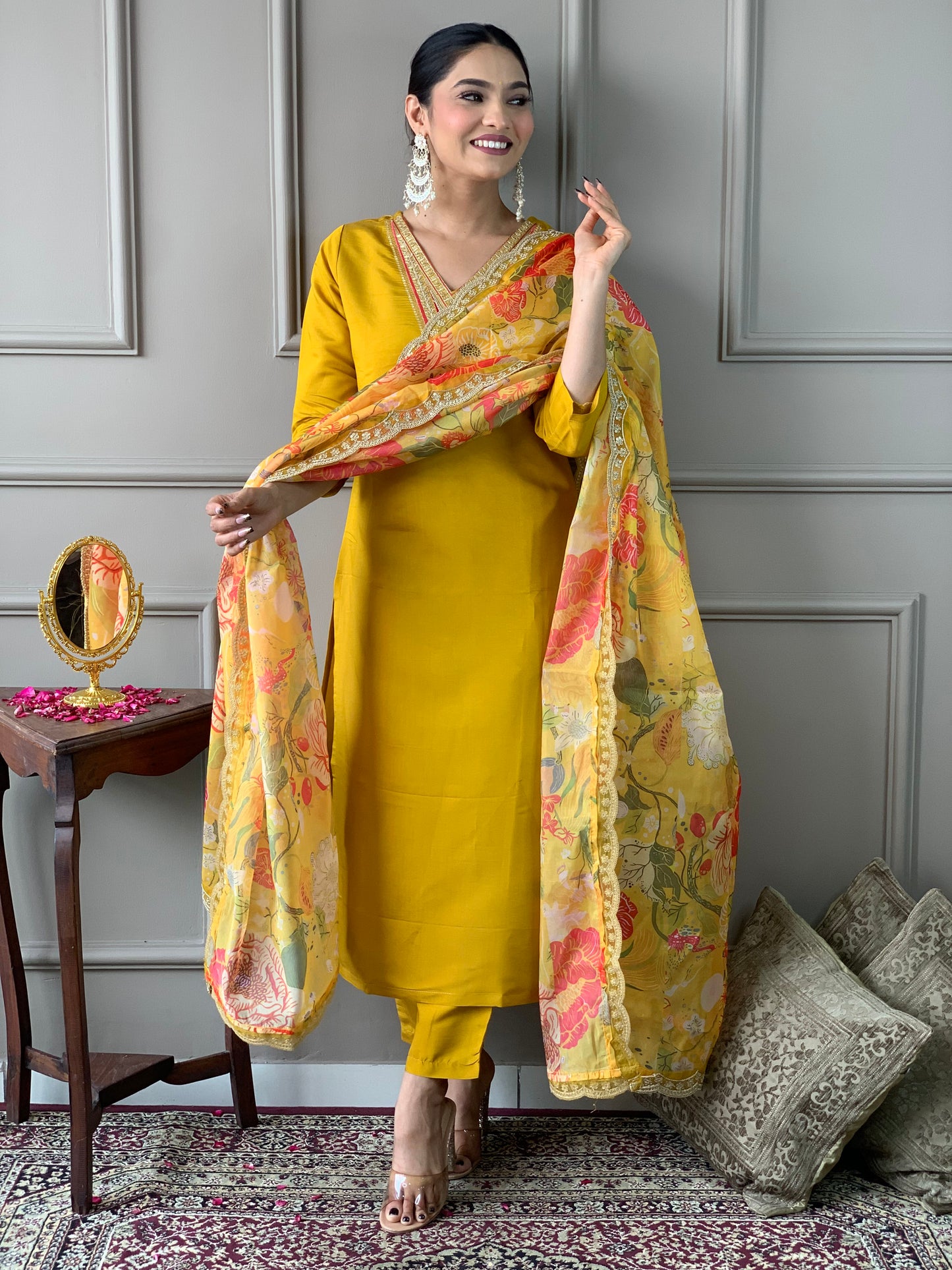 Bhavika - A charming kurti that glows with cultural heritage