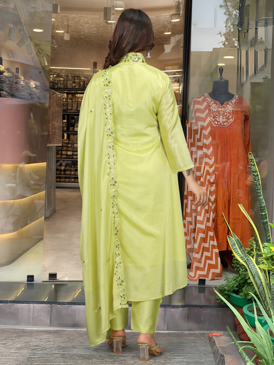Prisha - A soft and subtle kurti for everyday elegance (Yellow)