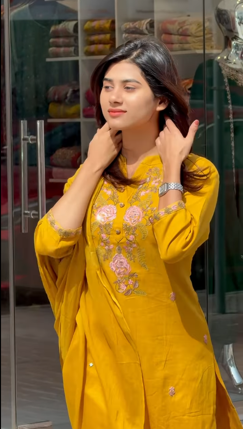 Ojalika - A kurti that embodies womanly strength (Mustard)