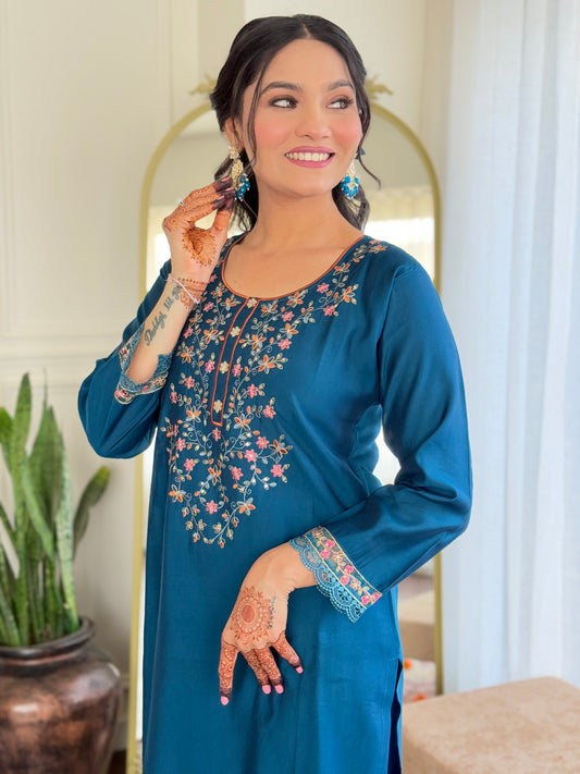 Vritika - A minimal yet radiant kurti for subtle style