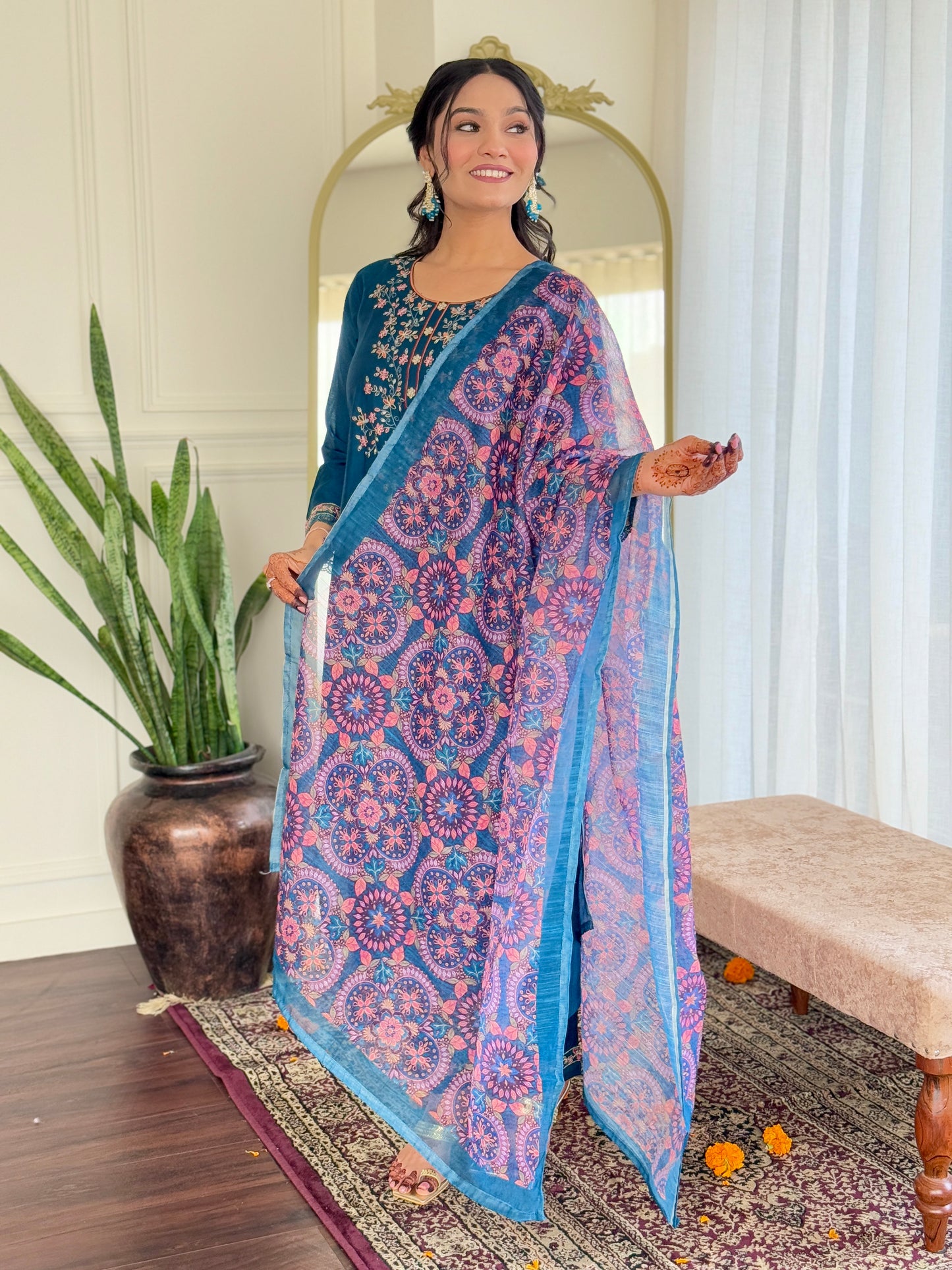 Vritika - A minimal yet radiant kurti for subtle style