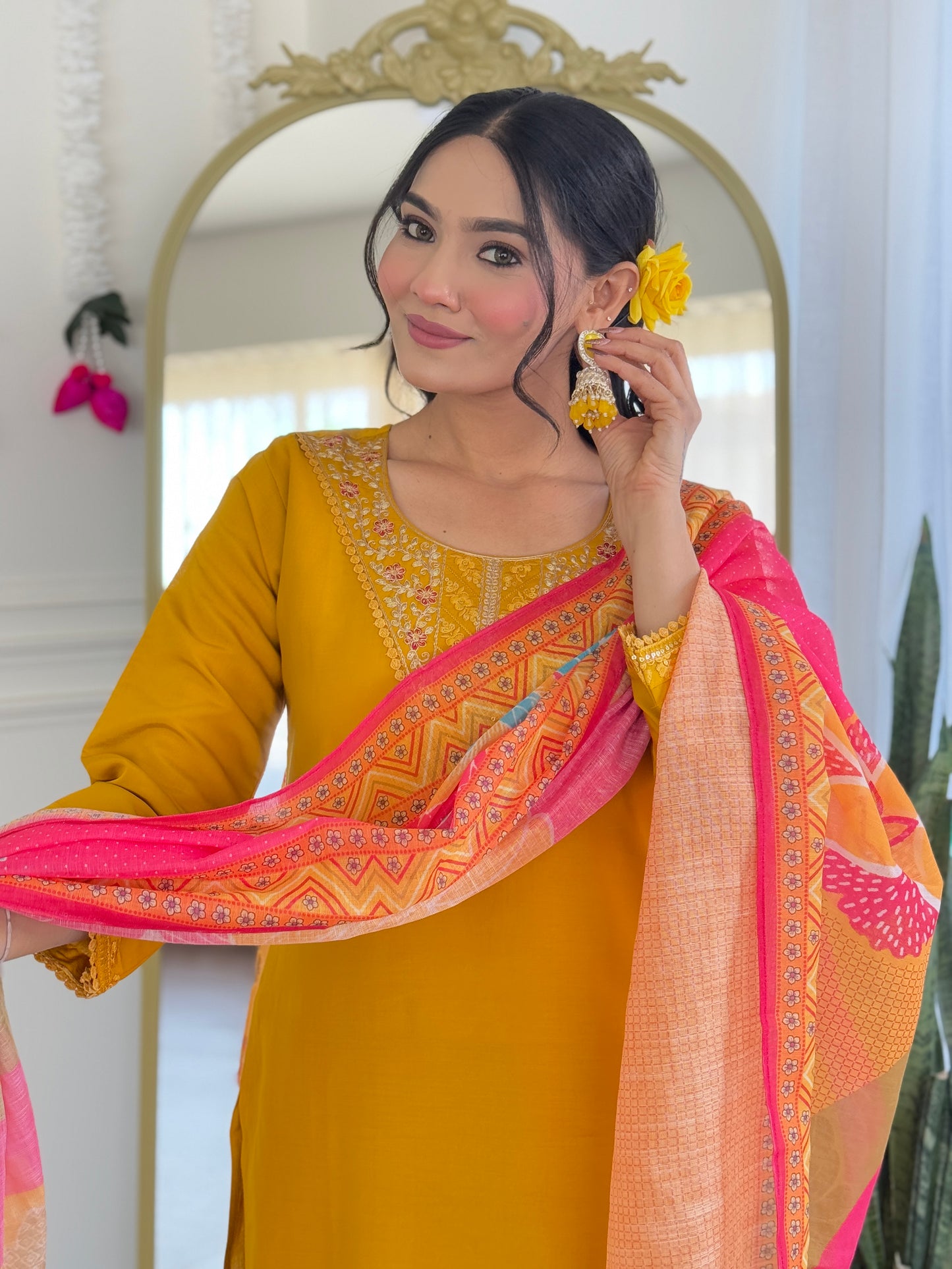 Iravati - A fresh bloom-inspired kurti with soft charm