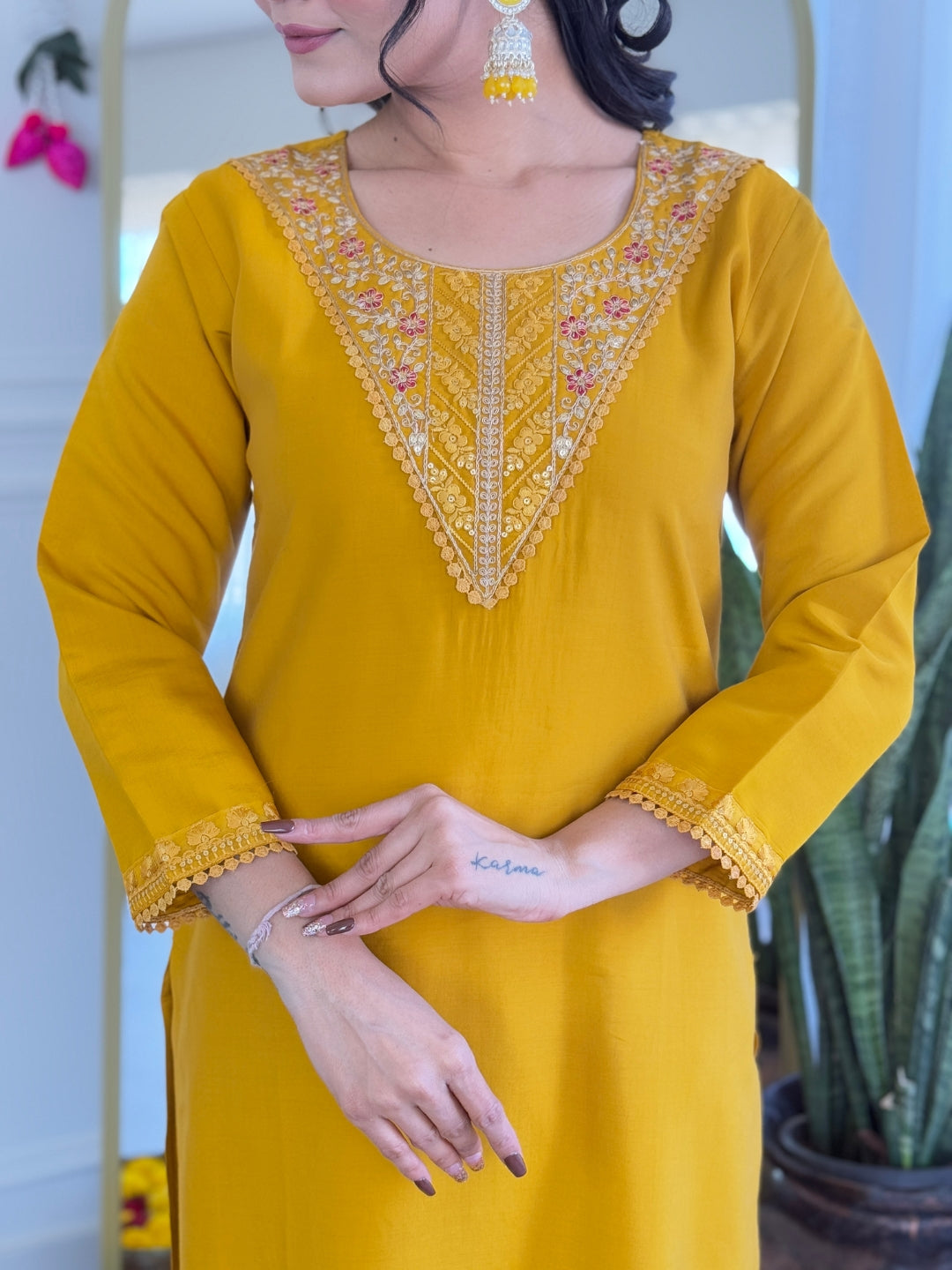 Iravati - A fresh bloom-inspired kurti with soft charm