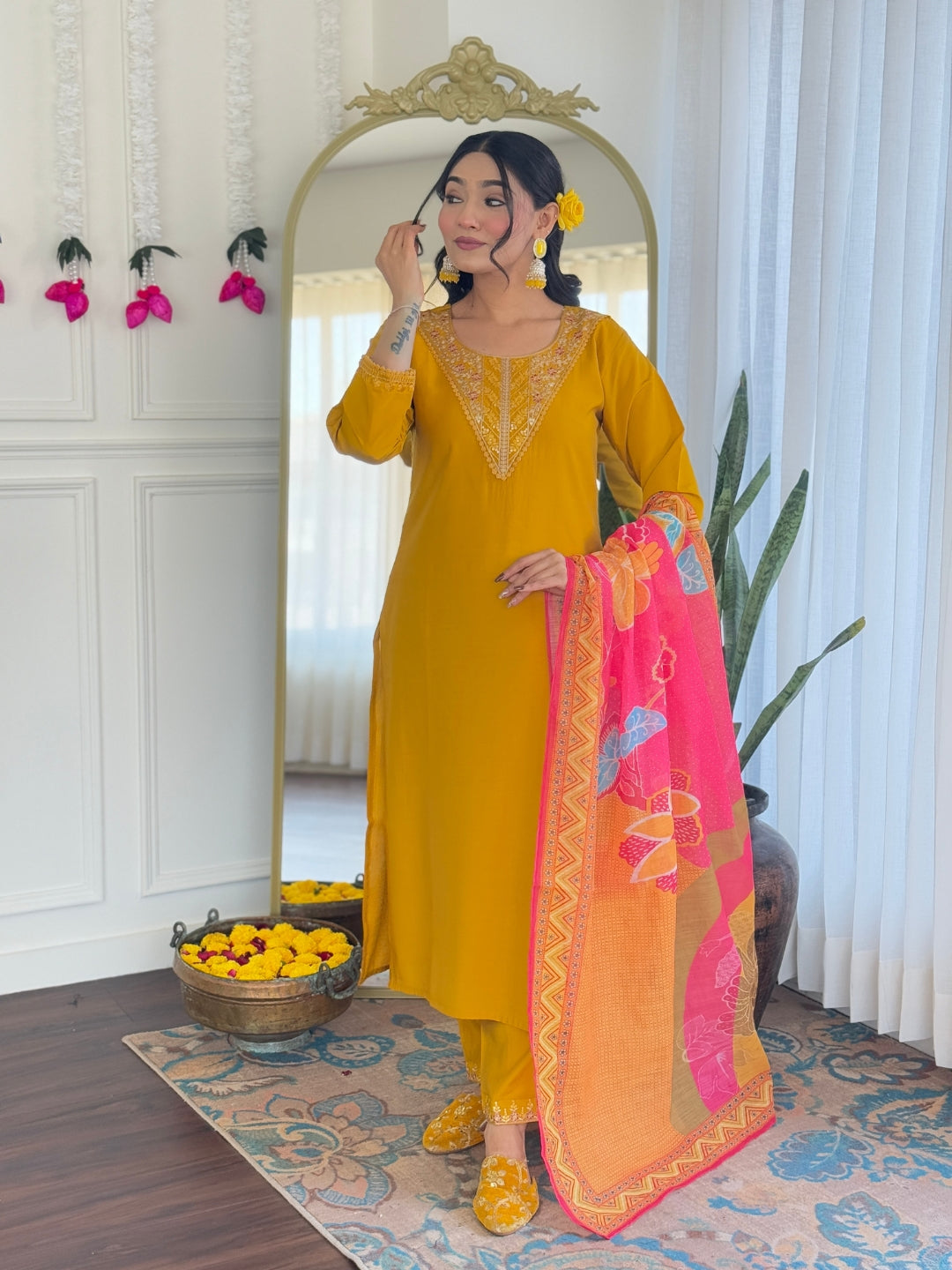 Iravati - A fresh bloom-inspired kurti with soft charm