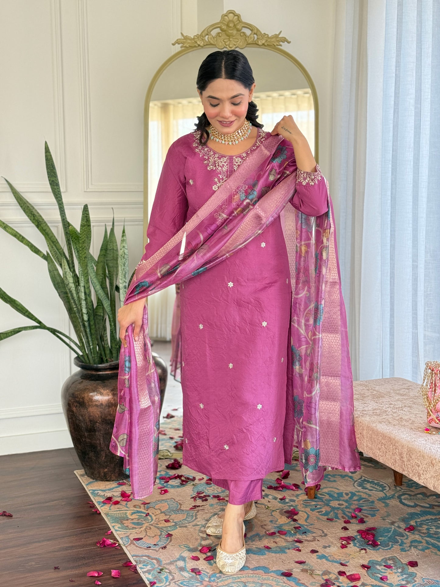 Aashvika - A radiant kurti inspired by divine bliss