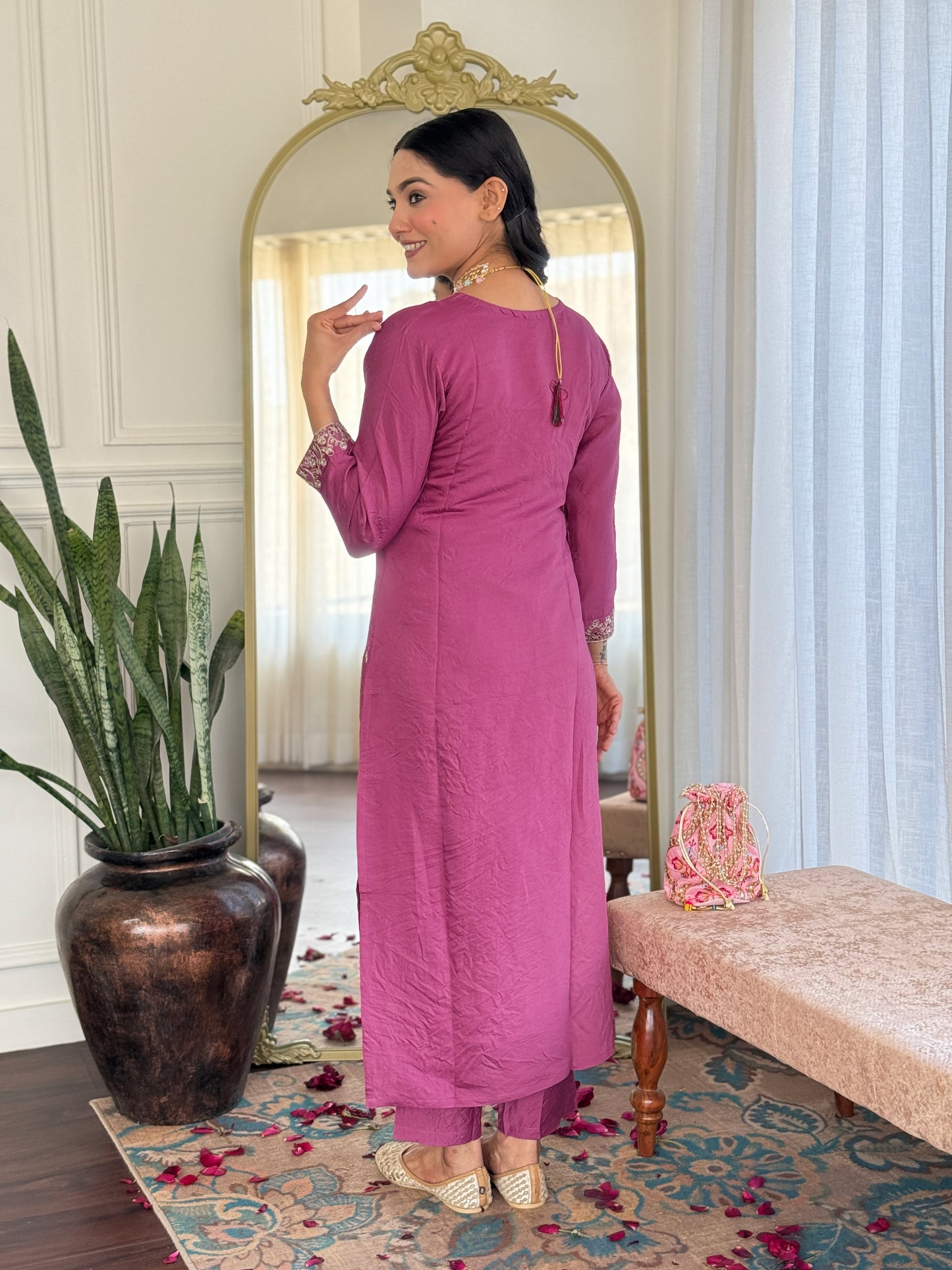 Aashvika - A radiant kurti inspired by divine bliss