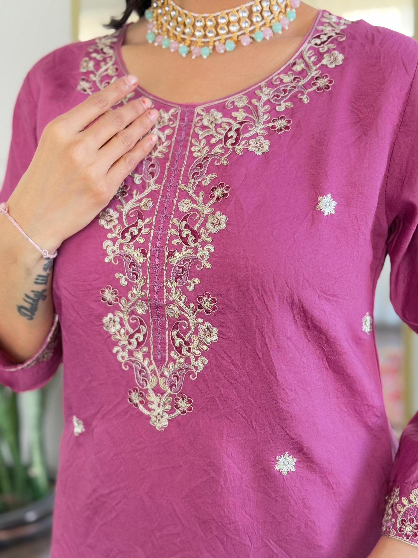 Aashvika - A radiant kurti inspired by divine bliss