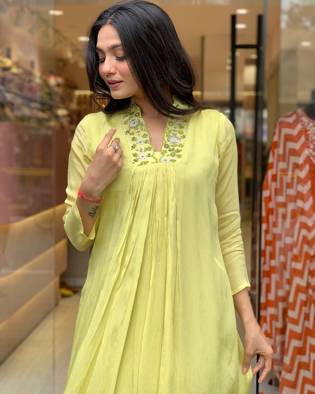 Prisha - A soft and subtle kurti for everyday elegance (Yellow)