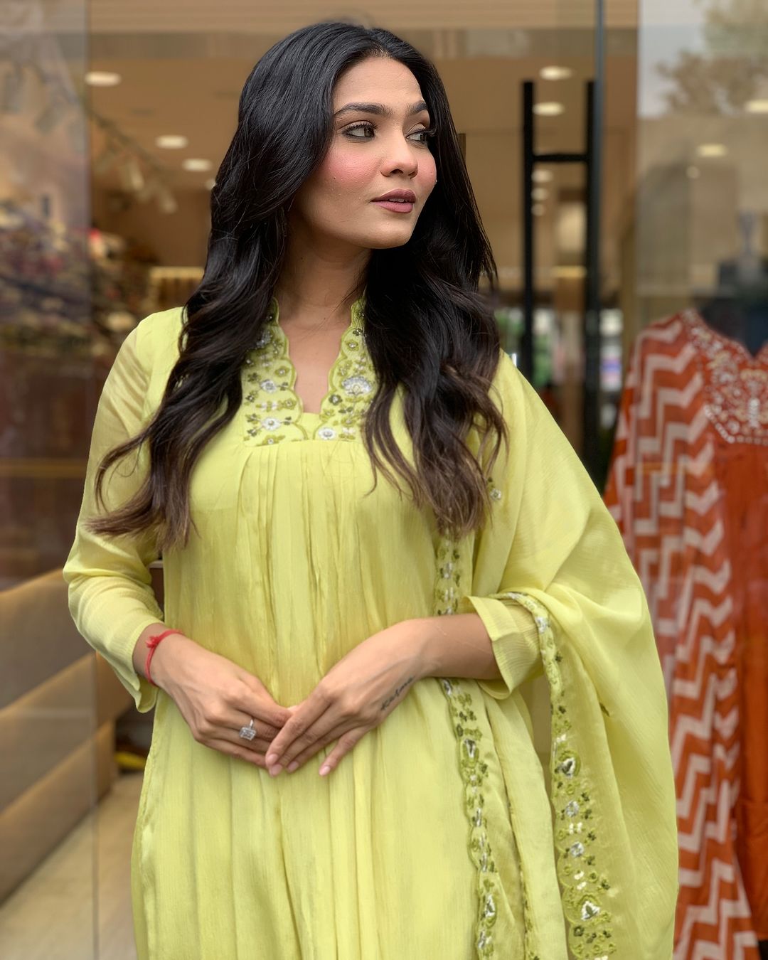 Prisha - A soft and subtle kurti for everyday elegance (Yellow)