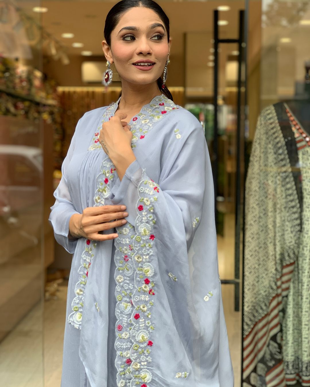 Prisha - A soft and subtle kurti for everyday elegance (Grey)