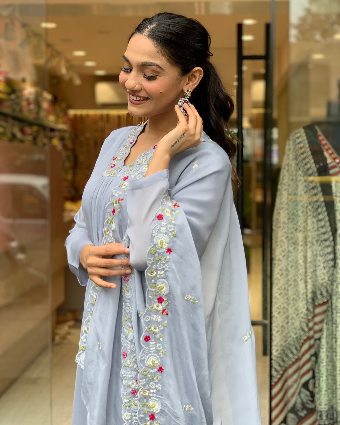 Prisha - A soft and subtle kurti for everyday elegance (Grey)