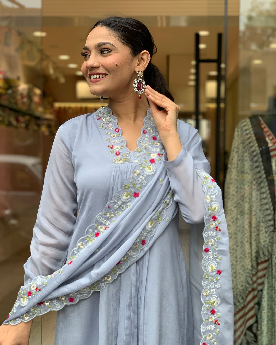 Prisha - A soft and subtle kurti for everyday elegance (Grey)
