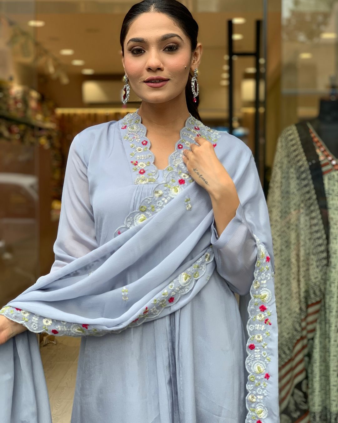 Prisha - A soft and subtle kurti for everyday elegance (Grey)