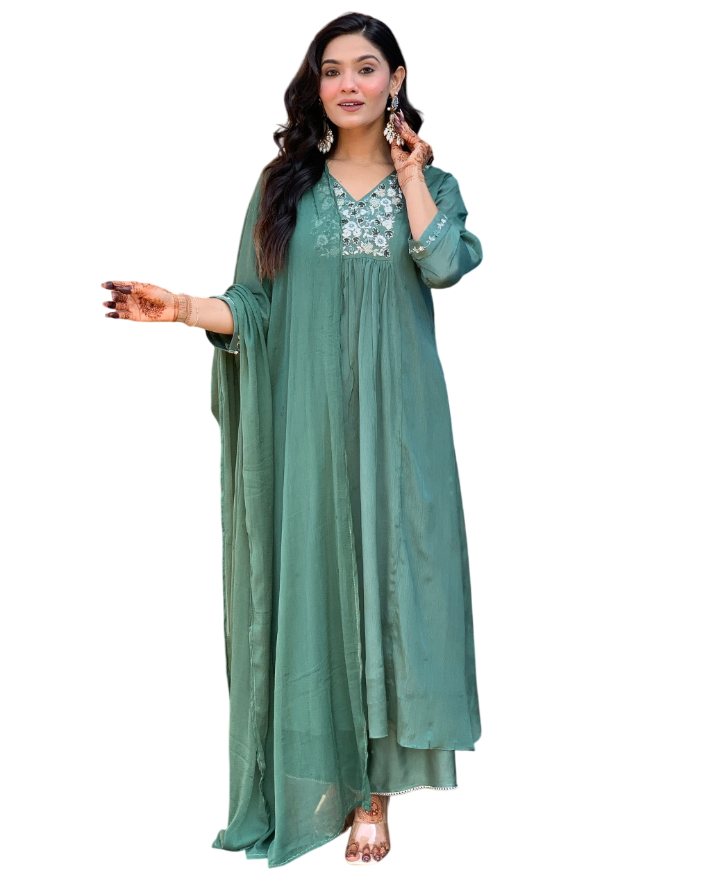 Keya - A light and breezy kurti perfect for summer days (Teal)