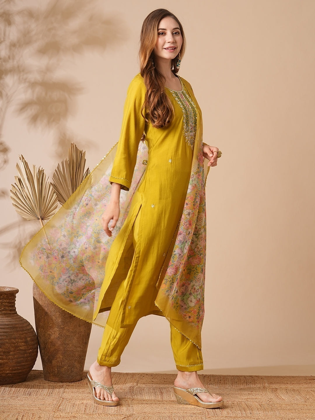 Saanvika - A sacred-inspired kurti radiating beauty