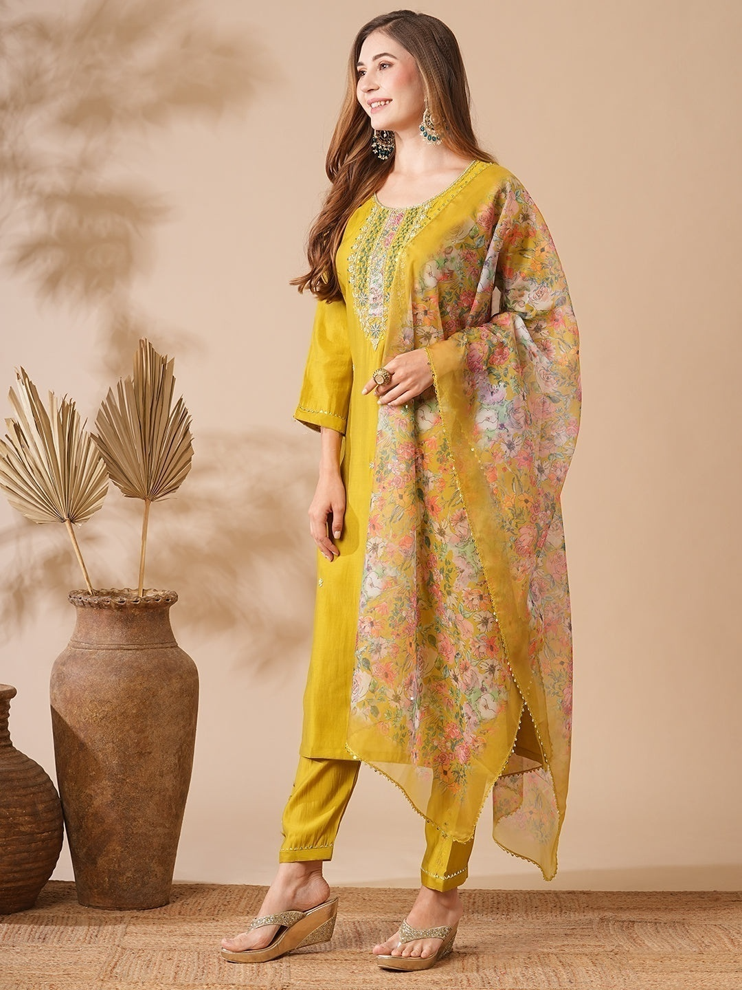 Saanvika - A sacred-inspired kurti radiating beauty
