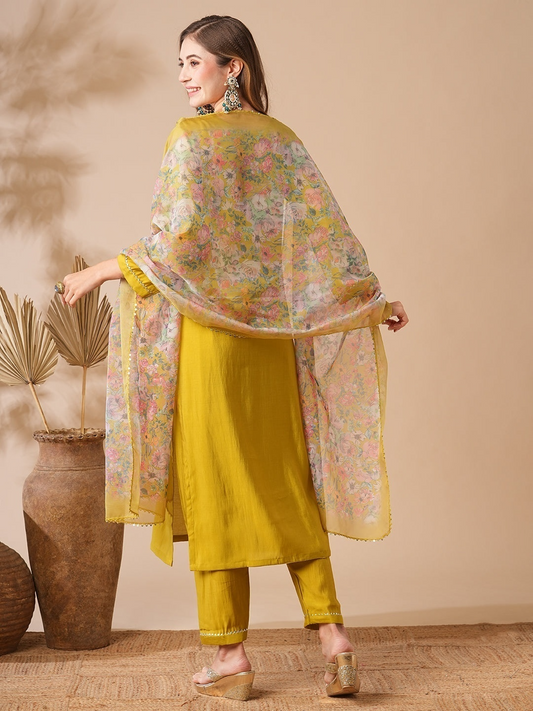 Saanvika - A sacred-inspired kurti radiating beauty